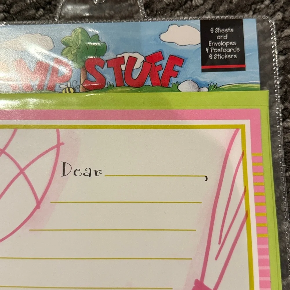 2 Camp Stuff Stationery Set -